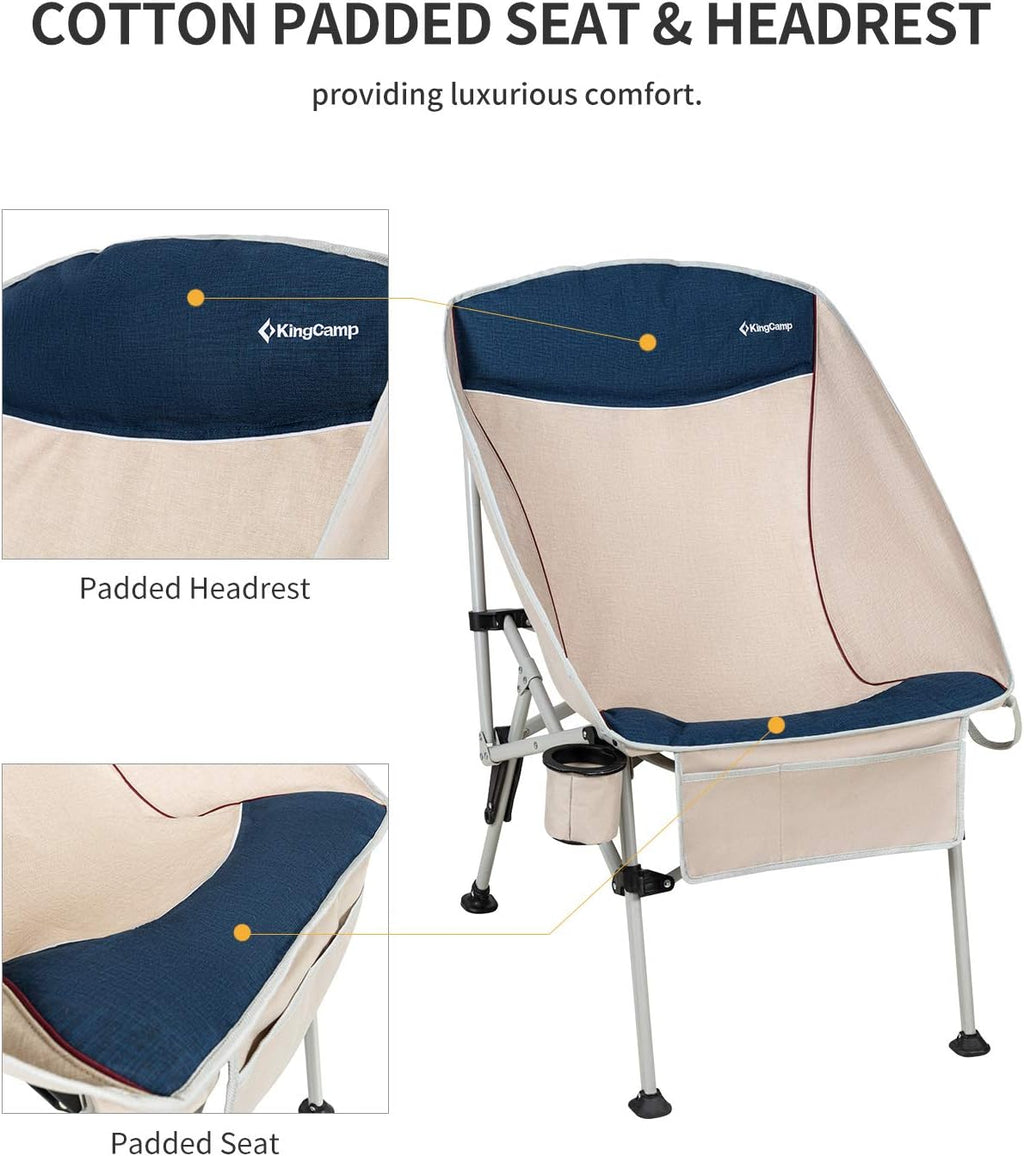Folding Camping Chair with Cup Holder & Carry Bag H9688