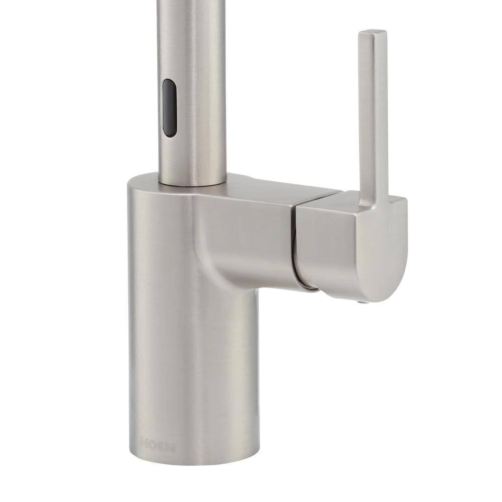 Spot Resist Stainless One-Handle High Arc Pulldown Kitchen Faucet D554