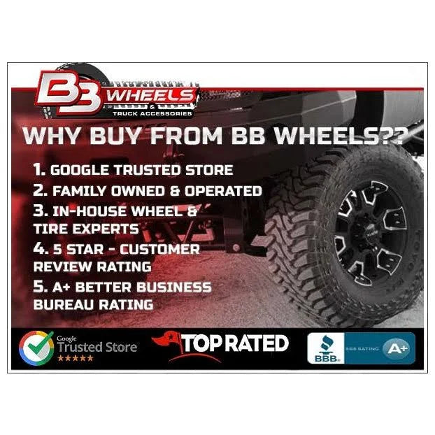 Satin Black 17x9 Off Road Wheel A963