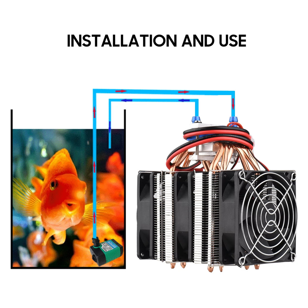 180W Semiconductor Refrigeration Fish Tank Chiller O98797