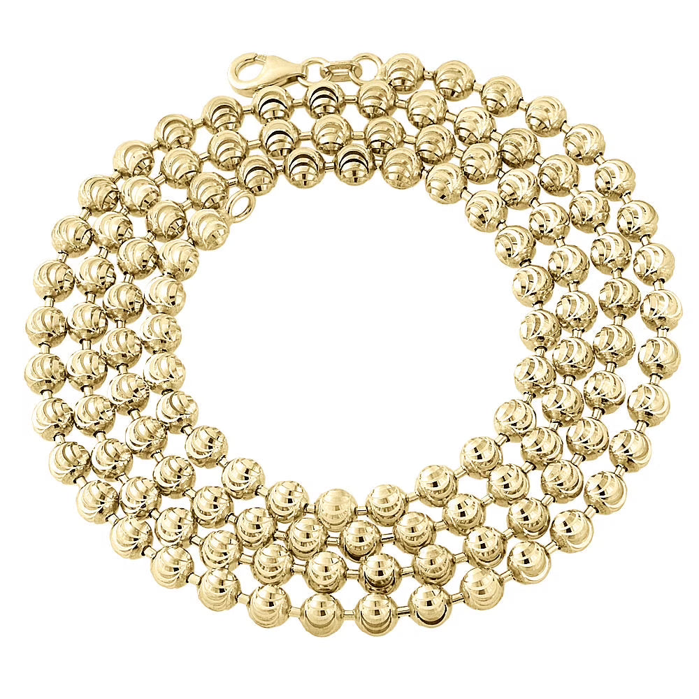 10k Yellow Gold Link Chain Necklace 30" N546
