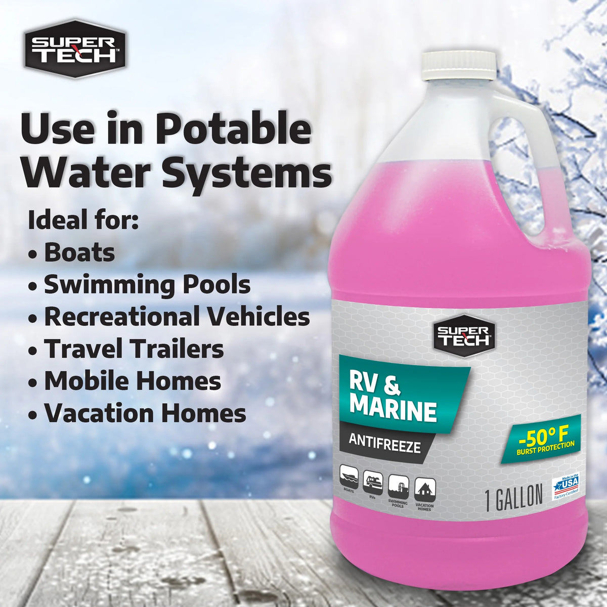 RV and Marine Antifreeze, 1 Gallon U105