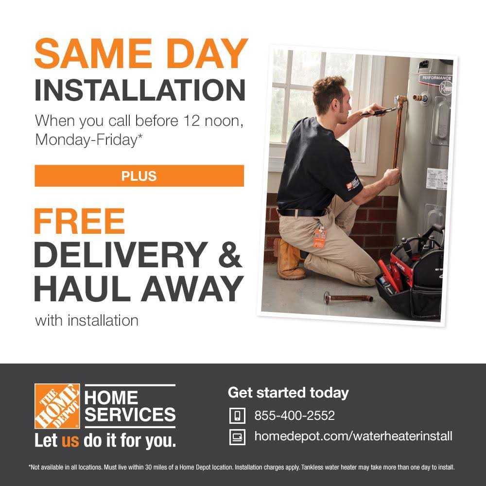 50 gal. Natural Gas Tank Water Heater S376783