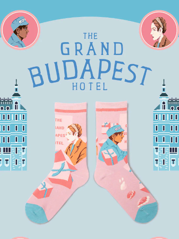 Cartoon Pattern Mid-Calf Socks X526908