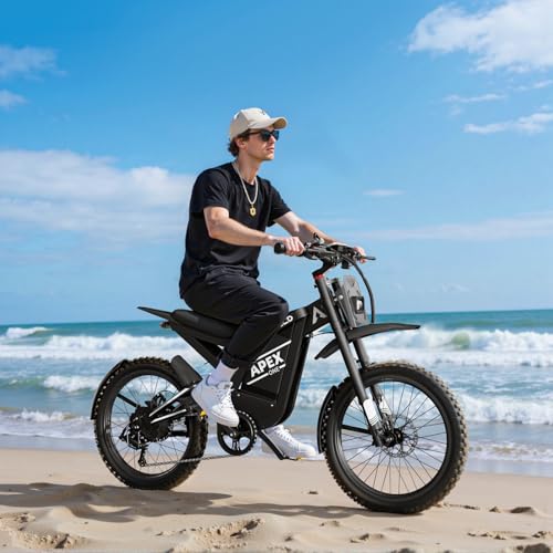 Electric Dirt Bike with 3000W Brushless Motor and 48V 30AH Battery K6396