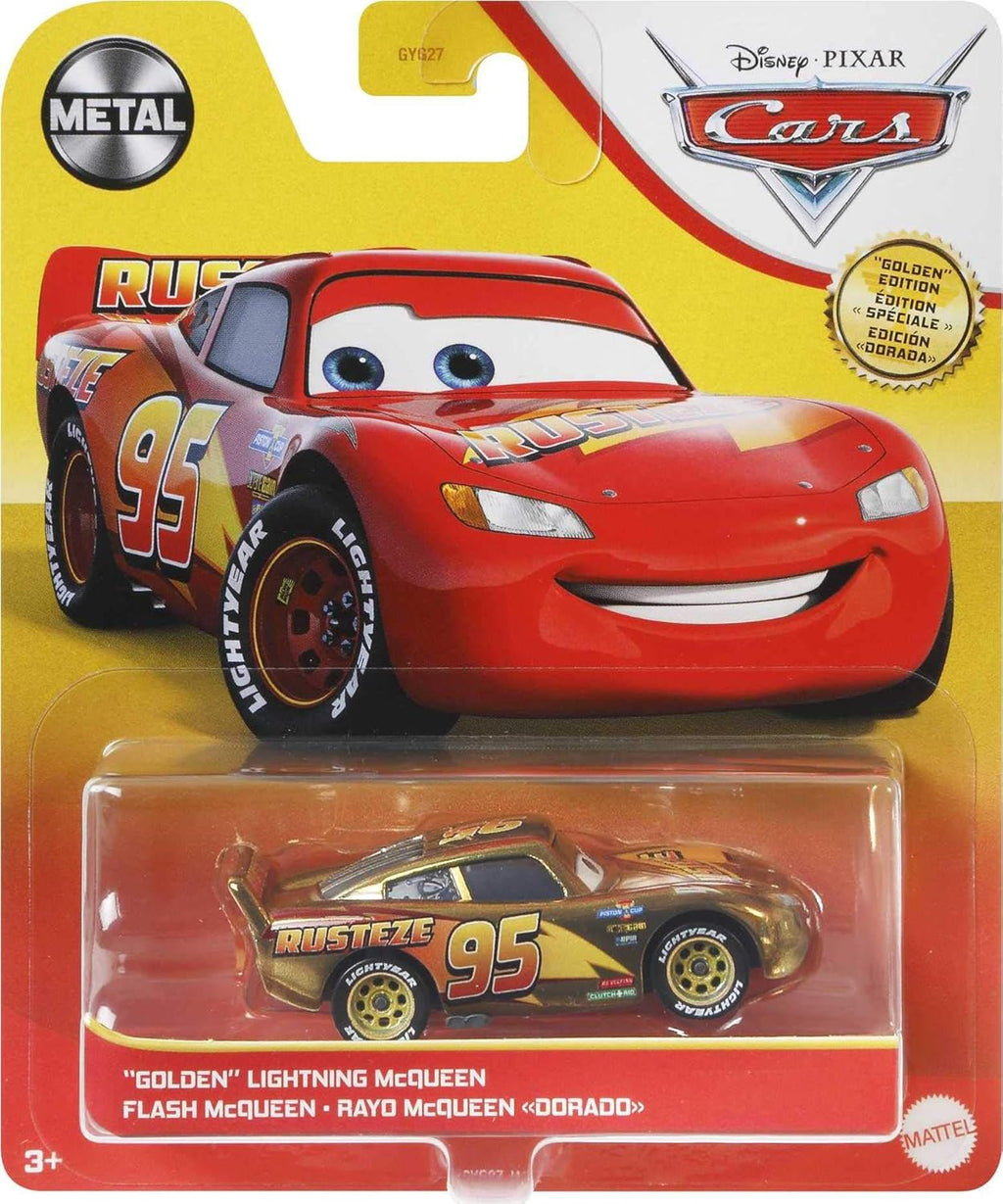 Golden Die-Cast Lightning McQueen 1:55 Scale Movie Character M5154