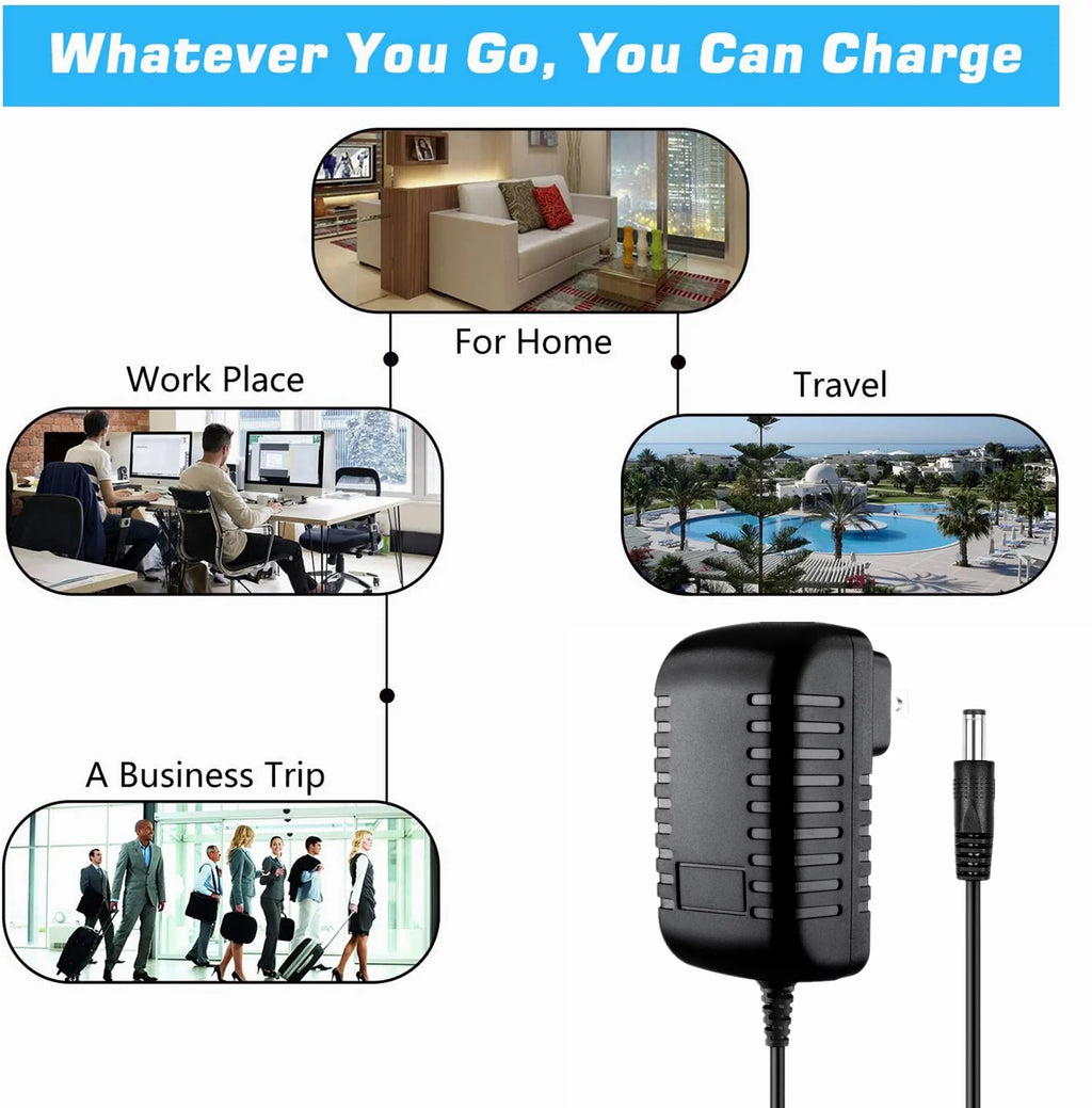 Compatible AC/DC Adapter Power Supply Cord Cable Wall Charger T8102