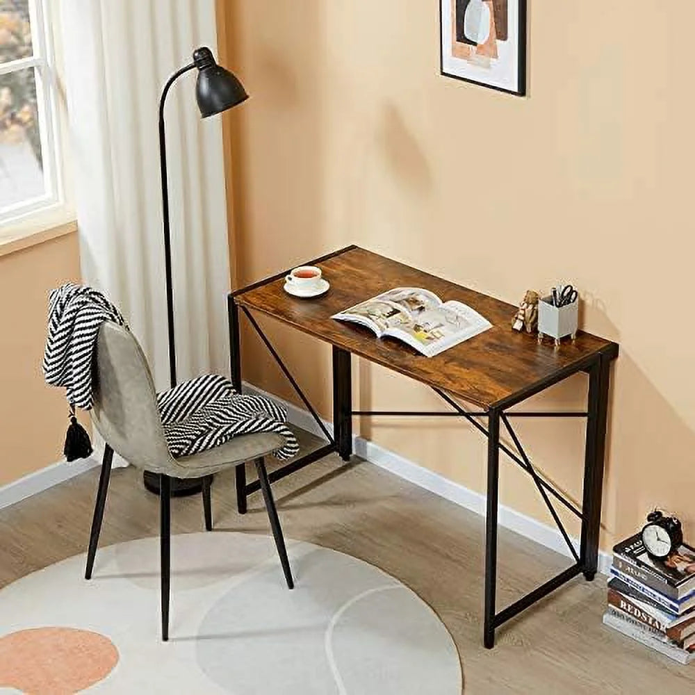 Folding Computer Desk Brown B524