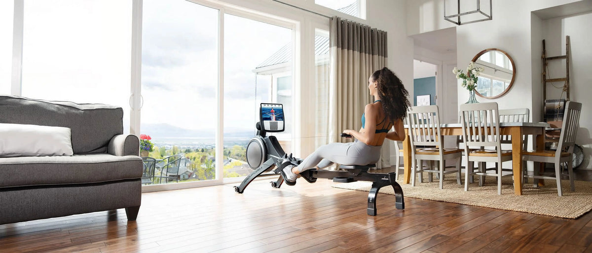Rower with Display and Tablet Holder J209137