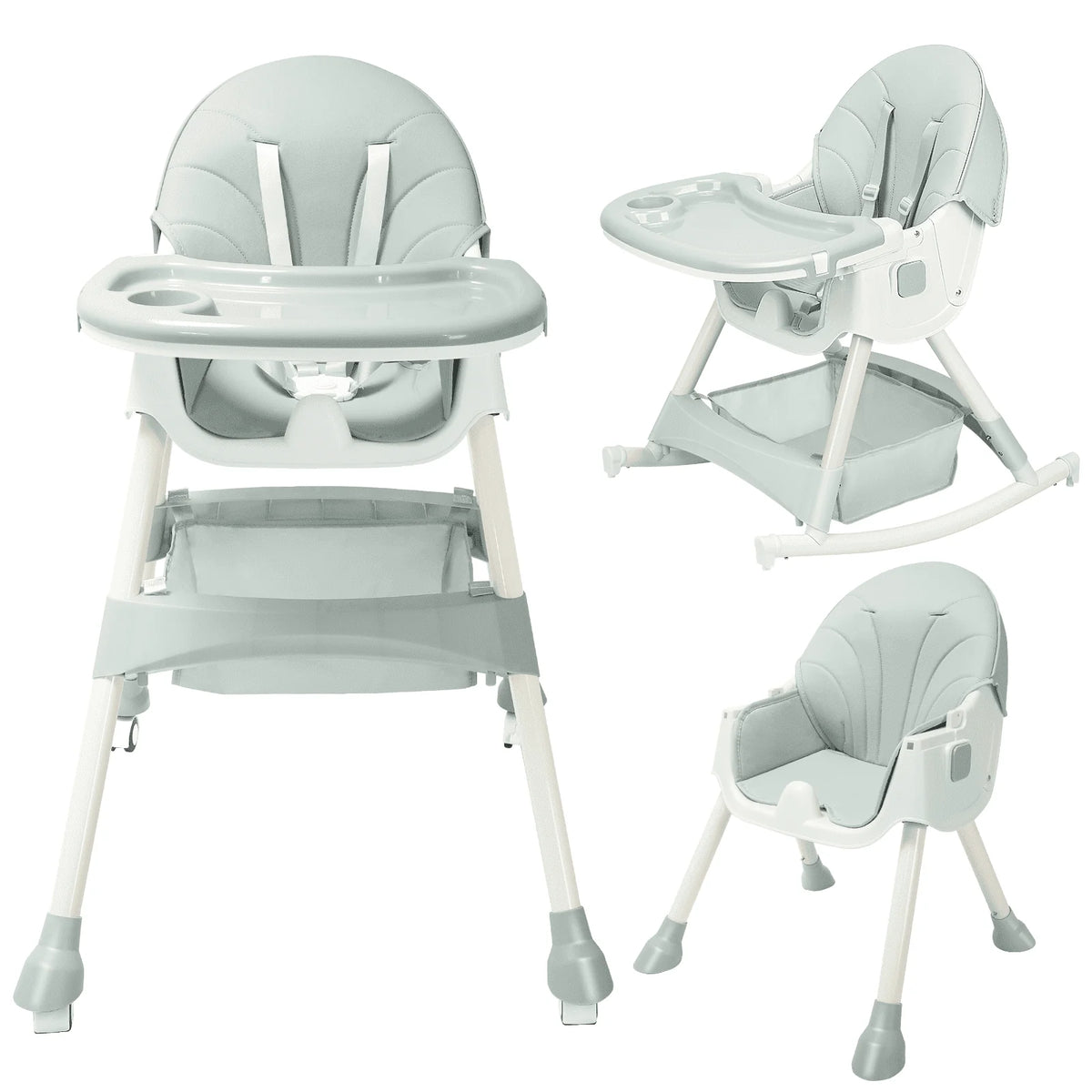 4-in-1 Convertible High Chair T9476
