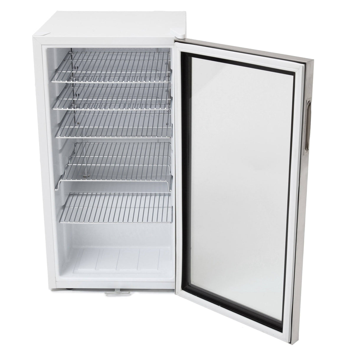 Stainless Steel Beverage Refrigerator With Lock B7310