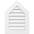 Peaked Top Surface Mount PVC Gable Vent P7922