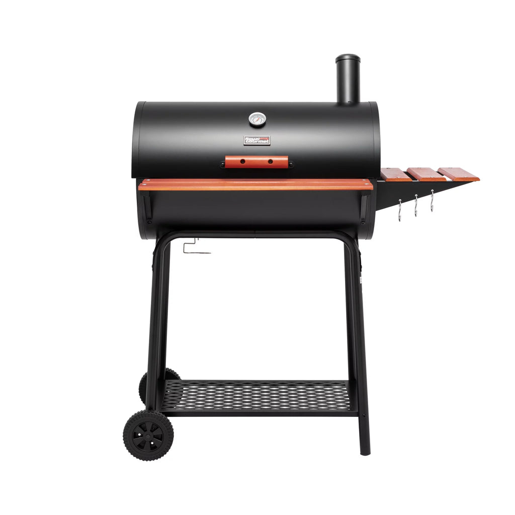 30 Barrel Charcoal Grill with Side Table and Front Table V3893
