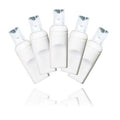 50 Count Conical Pure White Decorative LED Light Set on White Wire F544