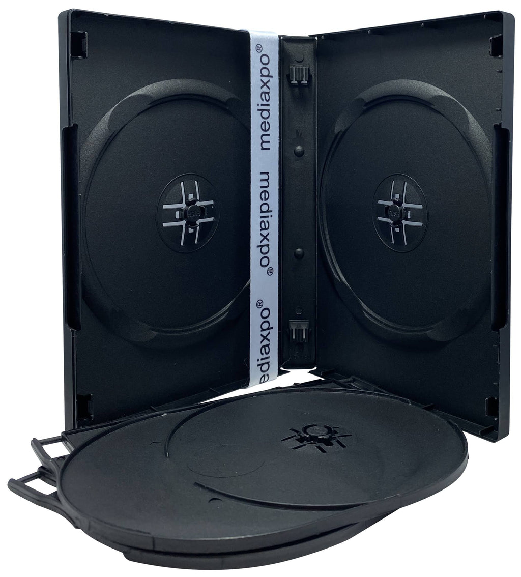 Black 6 Disc DVD Cases E8604