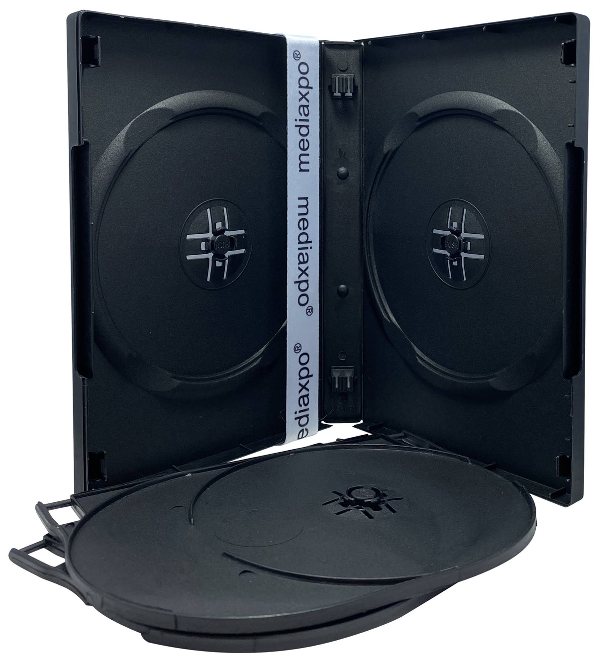 Black 6 Disc DVD Cases E8604