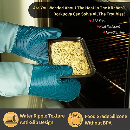 Silicone Oven Mitts, BPA-Free, 4 Pieces U315