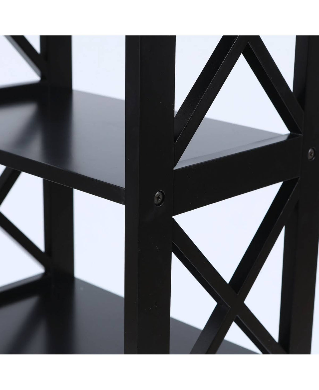 Black 4-Tier Bookcase D43183