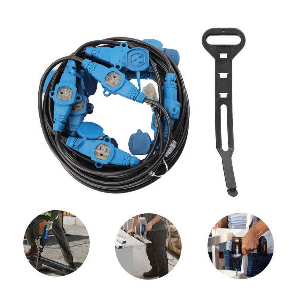 12 Awg 13 Plugs 65FT Power Extension Cord Y112
