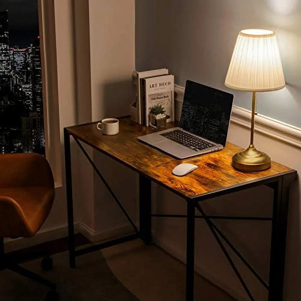 Folding Computer Desk Brown B524