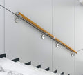 8FT Yellow PVC Handrail with 4pcs Rail Brackets M9224