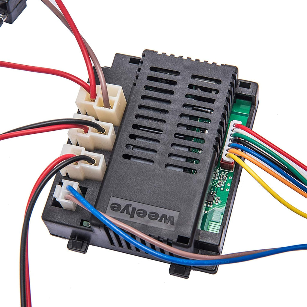 12V Remote Control Circuit Board Wires Switch Gearbox with Motors Children Electric Ride On Car Accessories Q70272