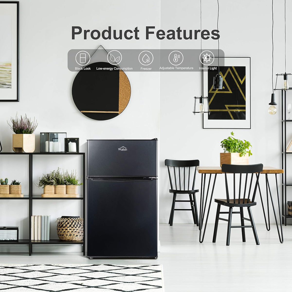 3.1 Cu.Ft Black Compact Refrigerator N57263