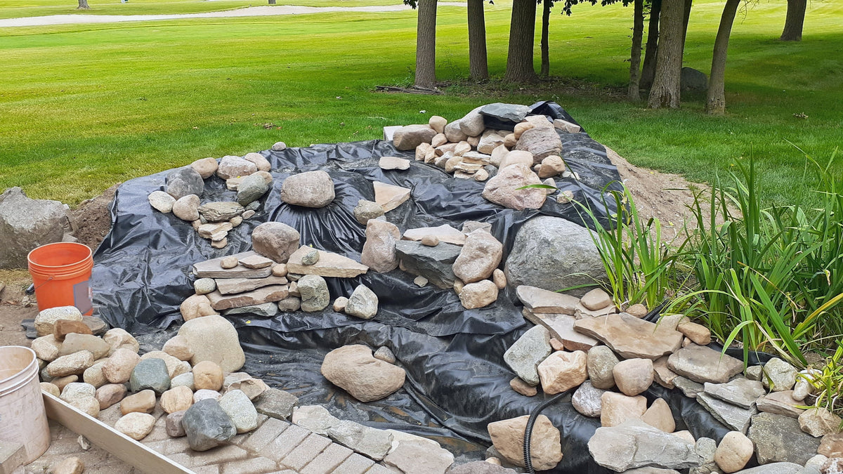 20 ft. x 45 ft. 60 Mil EPDM Rubber Pond Liner Combo X2793