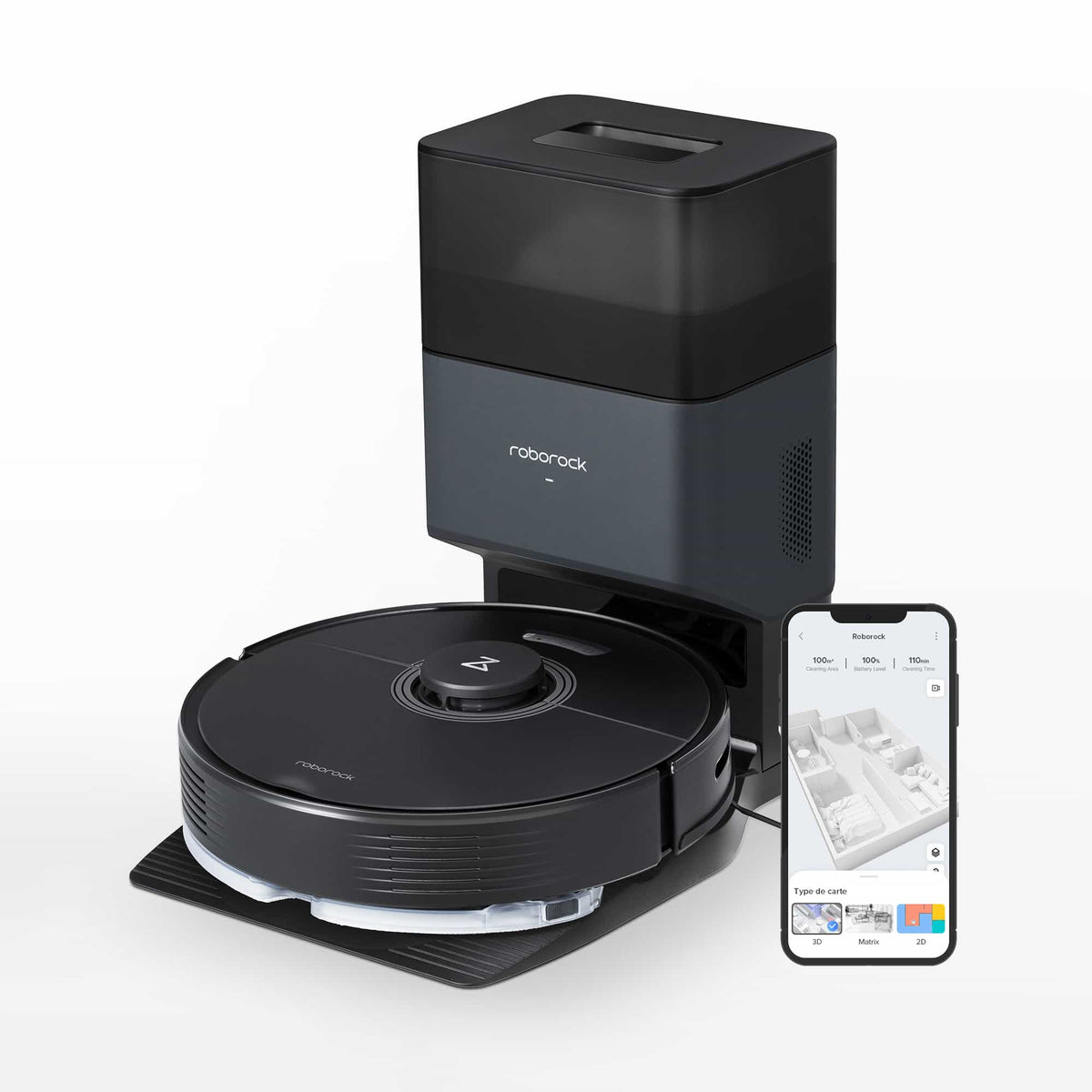 Robot Vacuum with Auto-Empty Dock M206
