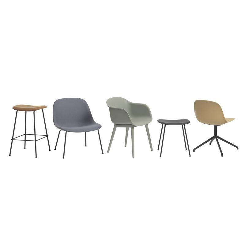 Black Fiber Bar Stool J80122