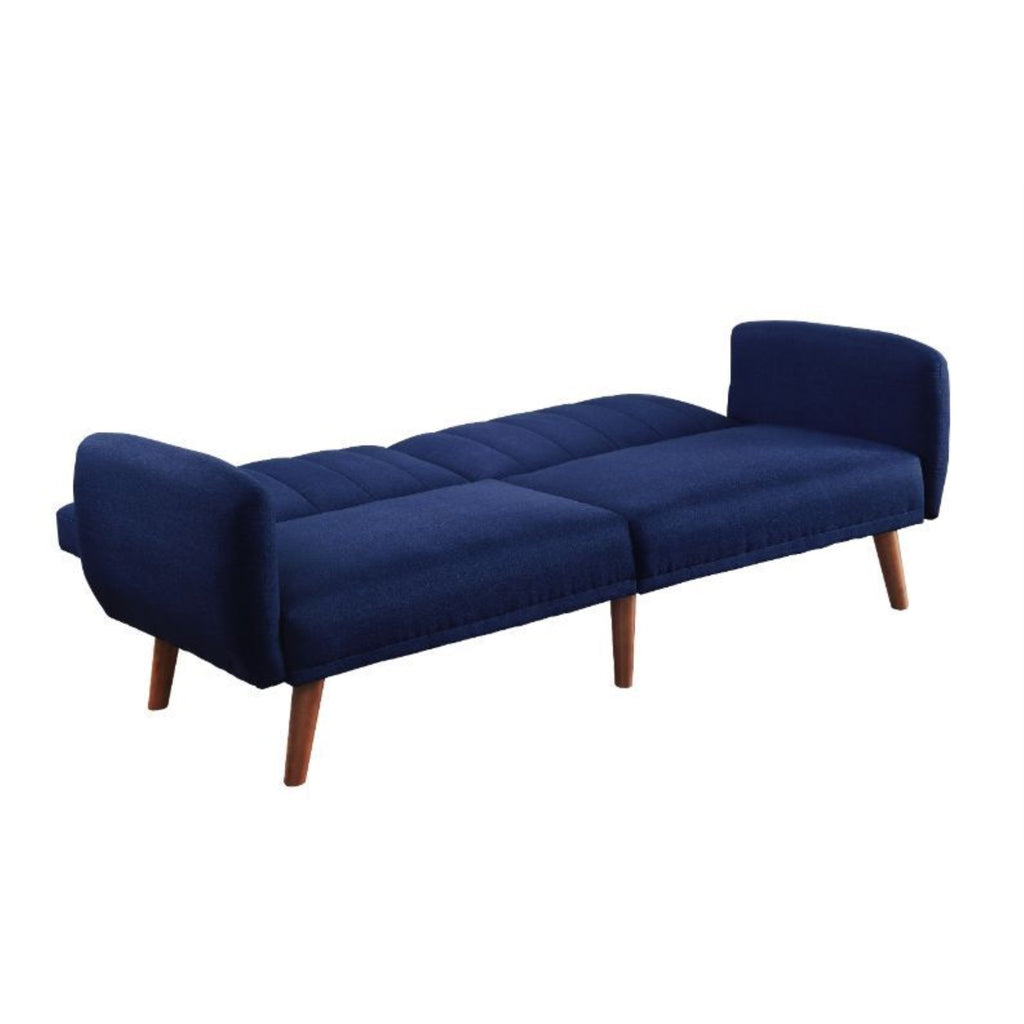 Blue Linen Adjustable Sofa W5892