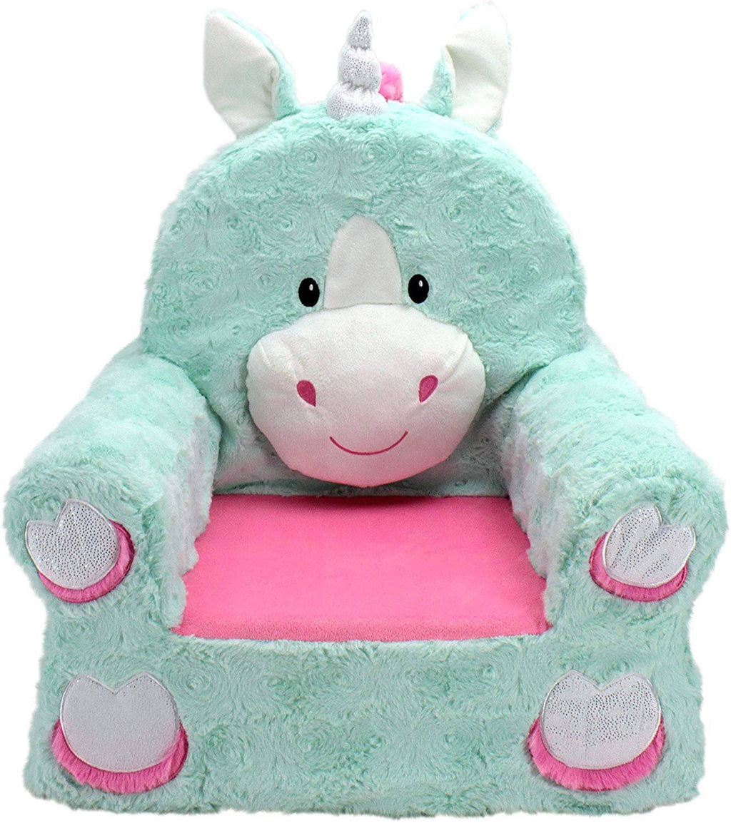 Teal Unicorn Children's Chair R411437
