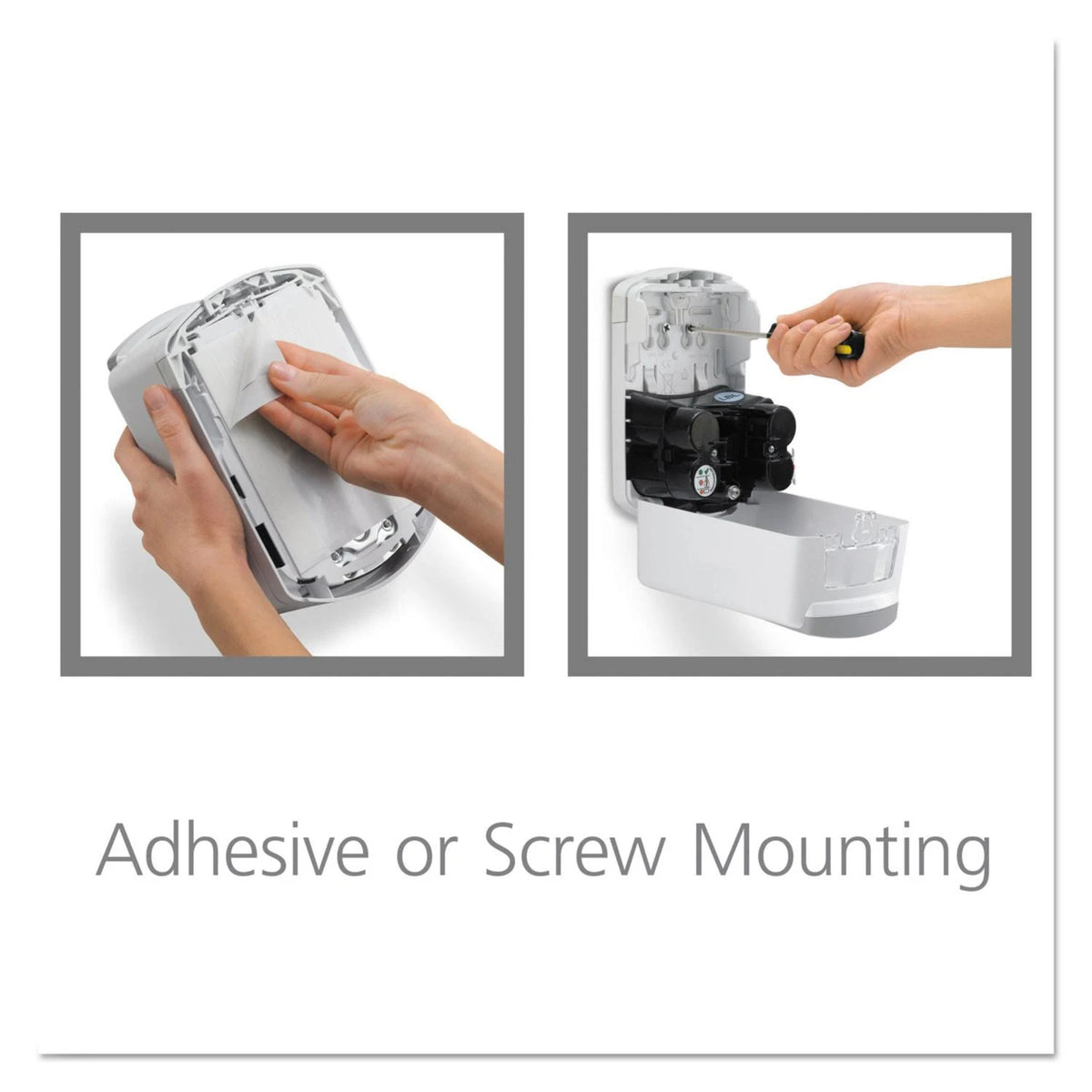 Gray/White Dispenser 700ml 4/Carton R1951