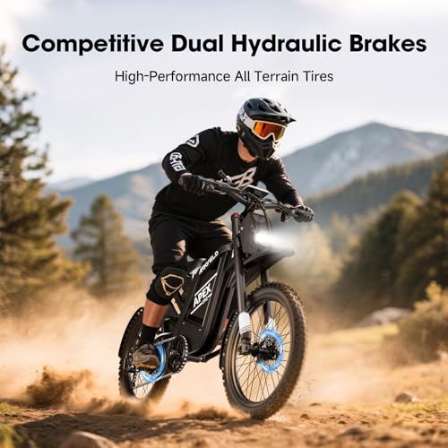 Electric Dirt Bike with 3000W Brushless Motor and 48V 30AH Battery K6396