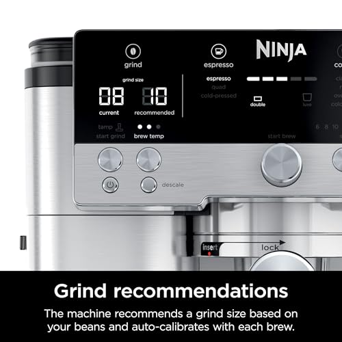 Espresso Machine and Drip Coffee Maker with Coffee Grinder and Milk Frother X48642