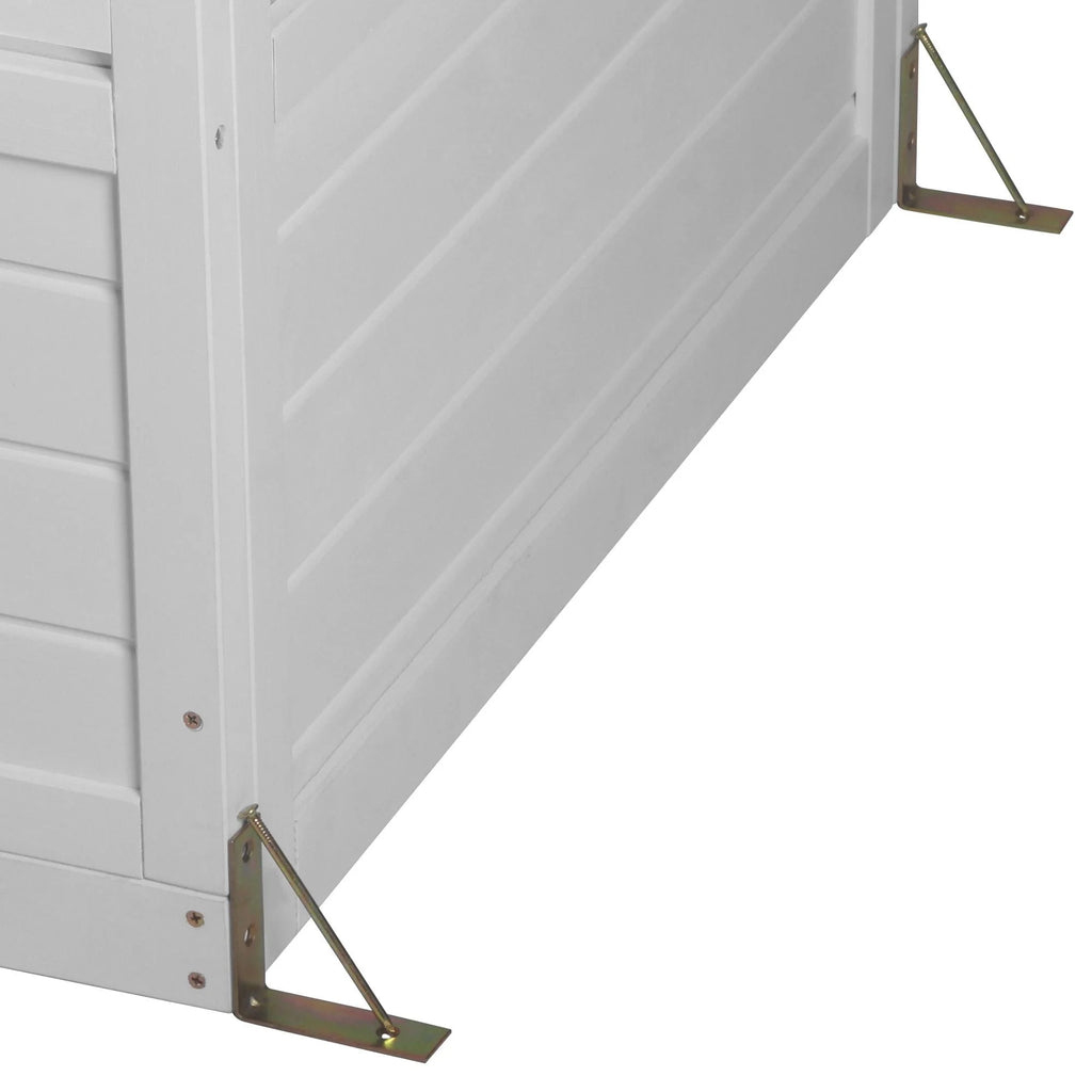 57.9"W x 29.1"D x 78.1"H Polycarbonate Greenhouse with Folding Shelves and Windows W64954