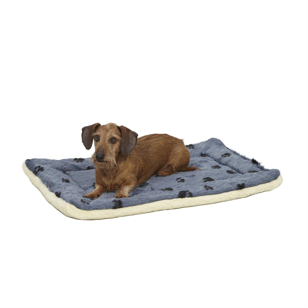 Reversible Paw-Print Pet Bed Z856