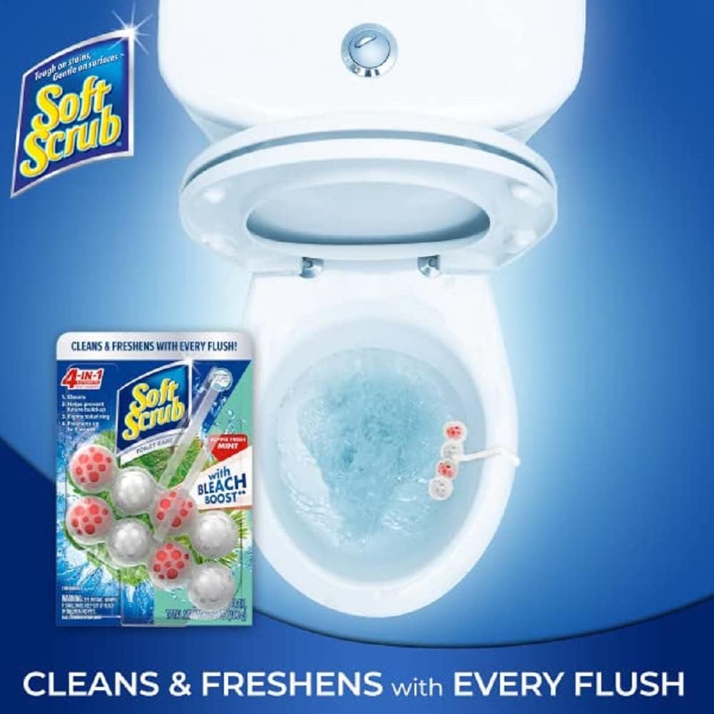 6 Count Toilet Bowl Cleaner with Bleach U8733