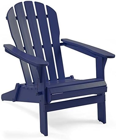 Foldable Eucalyptus Adirondack Chair S329578