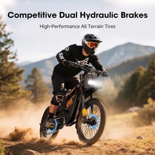 Electric Dirt Bike with 3000W Brushless Motor and 48V 30AH Battery K6396