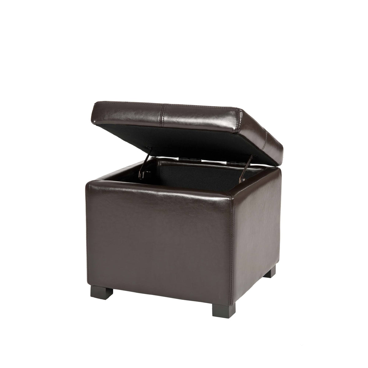 Brown Square Ottoman Q430