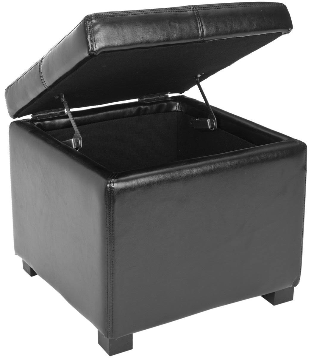 Brown Square Ottoman Q430