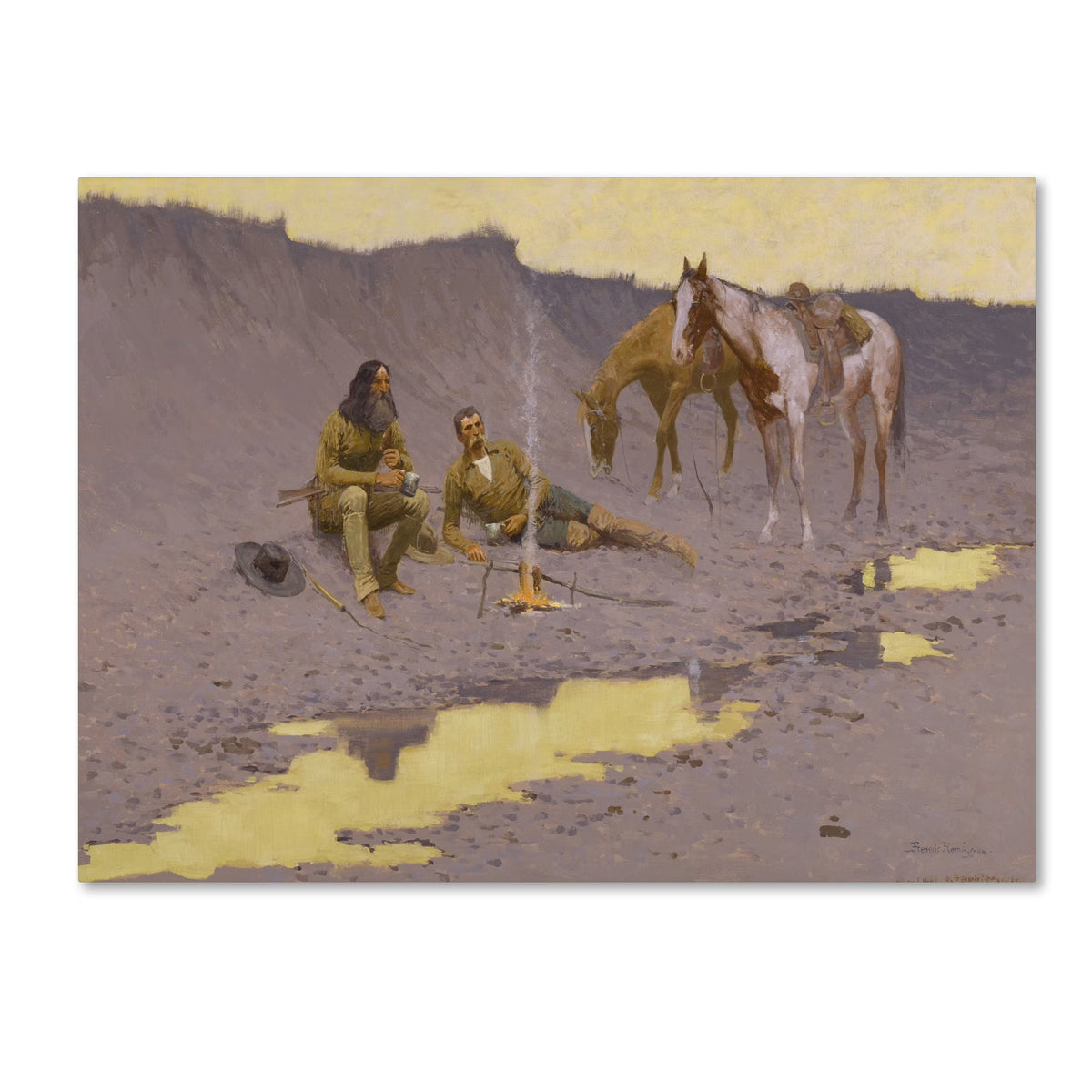 Canvas Art by Frederic Remington O757