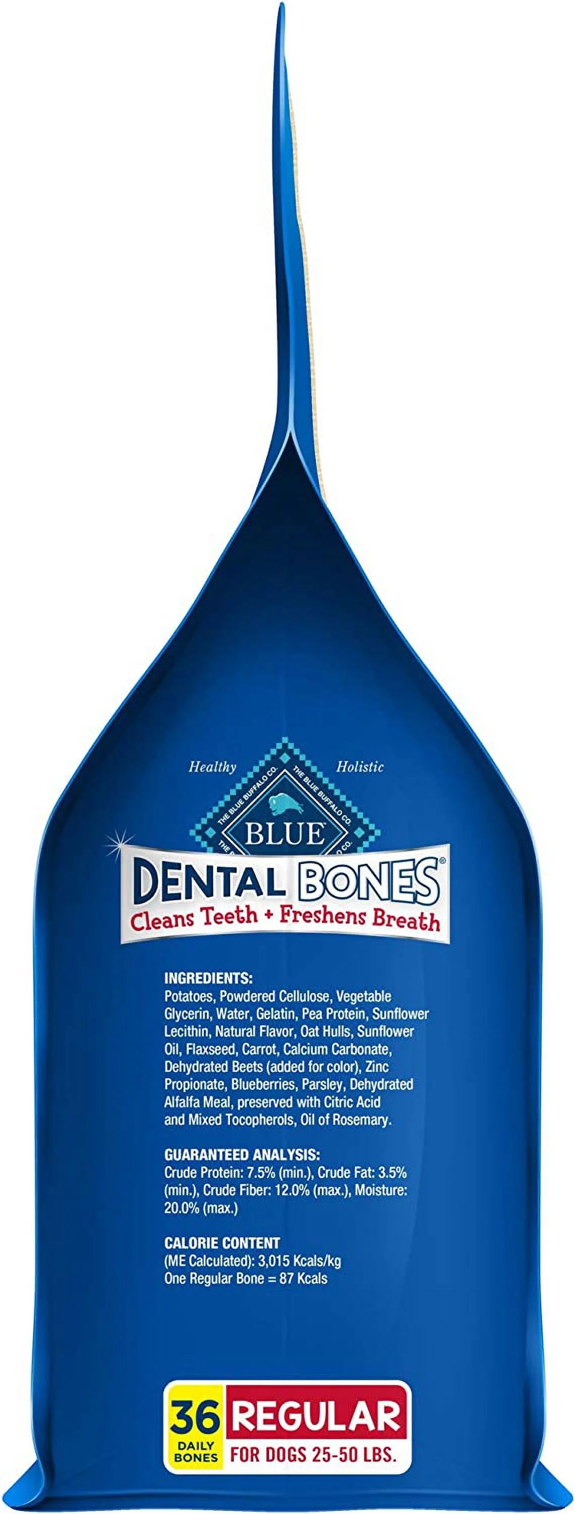 Natural Dental Chew Dog Treats 36-oz Bag O62328