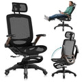 Ergonomic Office Chair with Footrest, High Back Mesh Computer Chair with Flip-Up Arm Z210