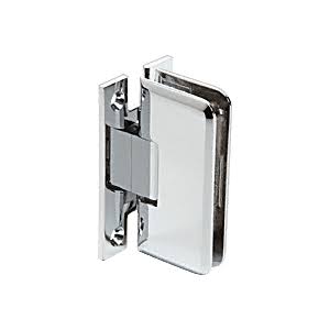 Polished Chrome Wall Mount Full Back Plate Hinge P206645