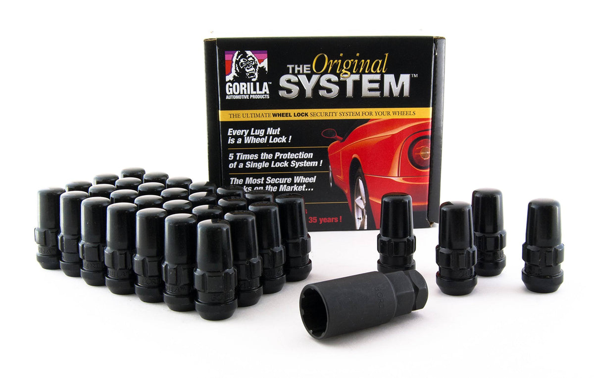 Black 14mm x 1.50 Chrome Finish Lug Nuts E89400