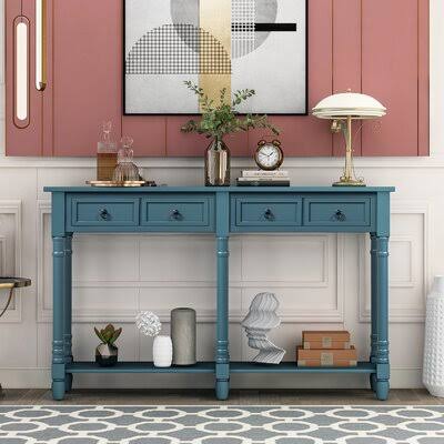 Antique Navy Console Table E48771
