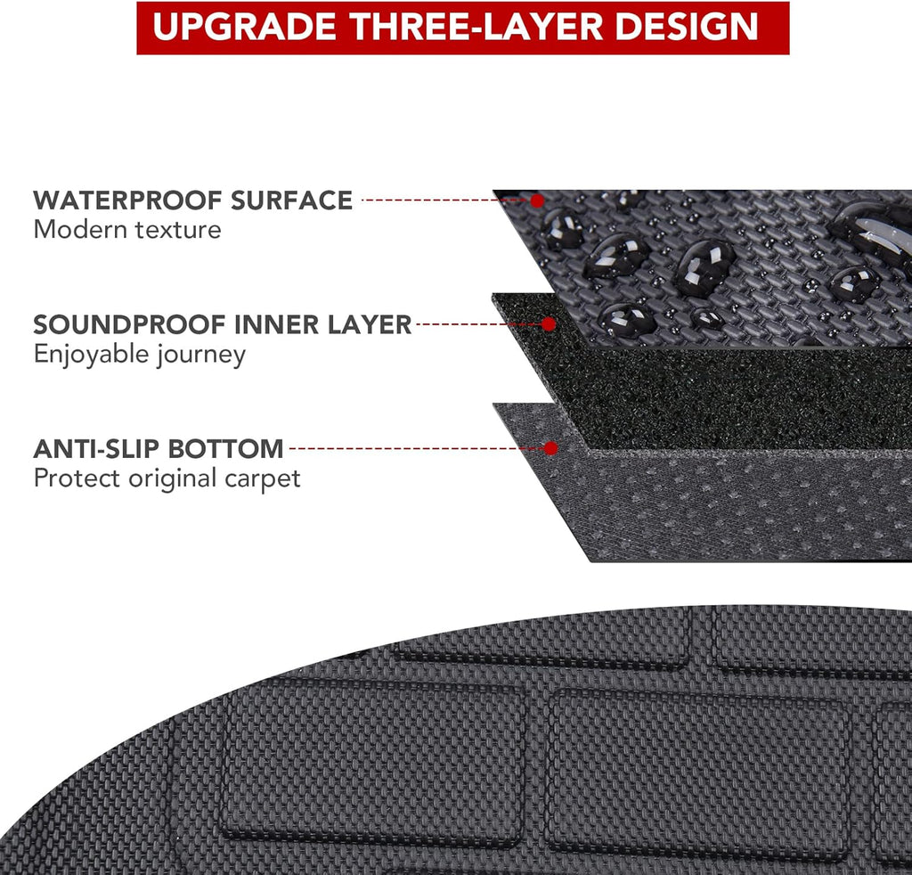 3D All-Weather Waterproof Floor Liners Set H607662