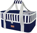 Blue Double Insulated Casserole Carrier Bag Q695994
